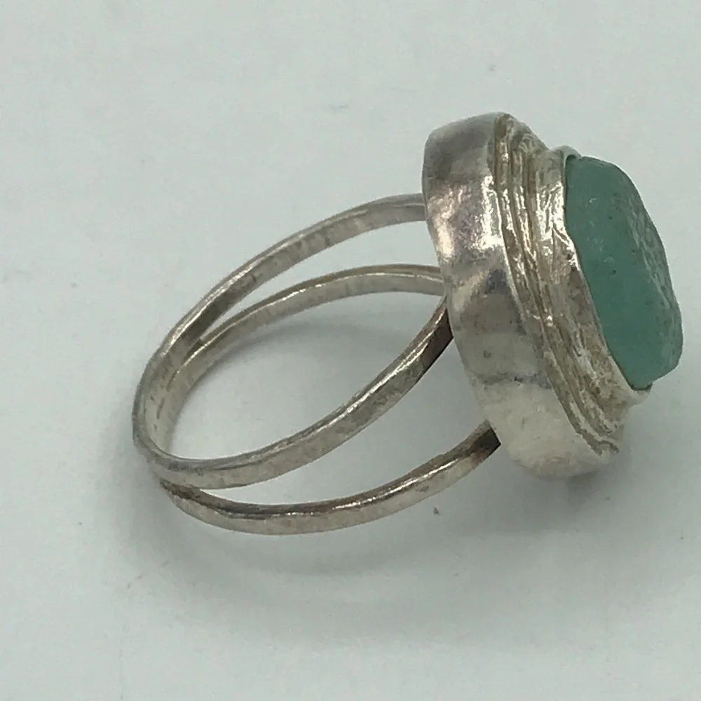 Oceanic Roman glass ring, size 6 - Picture 3 of 8